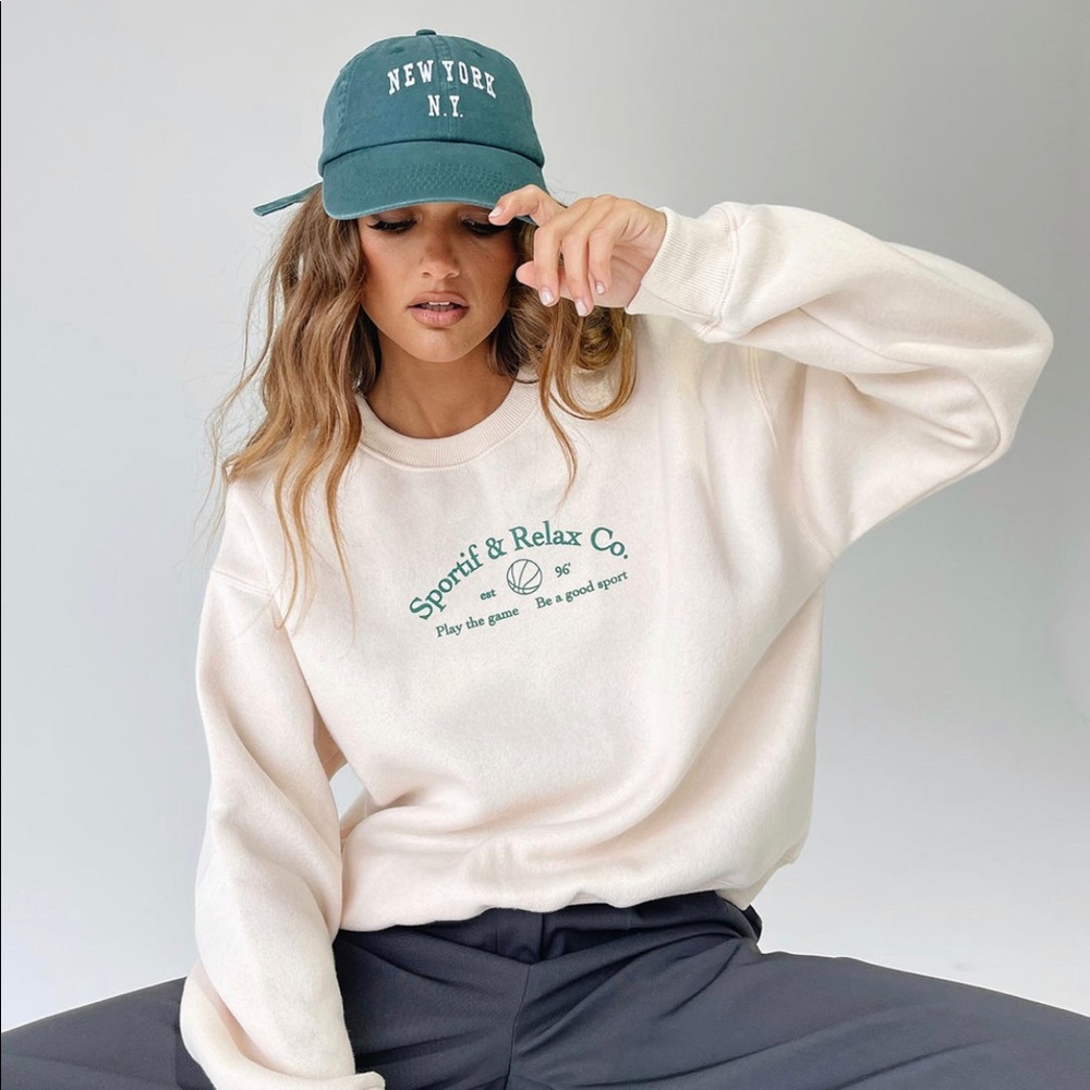 Princess Polly Sportif & Relax Co Crewneck Sweatshirt
